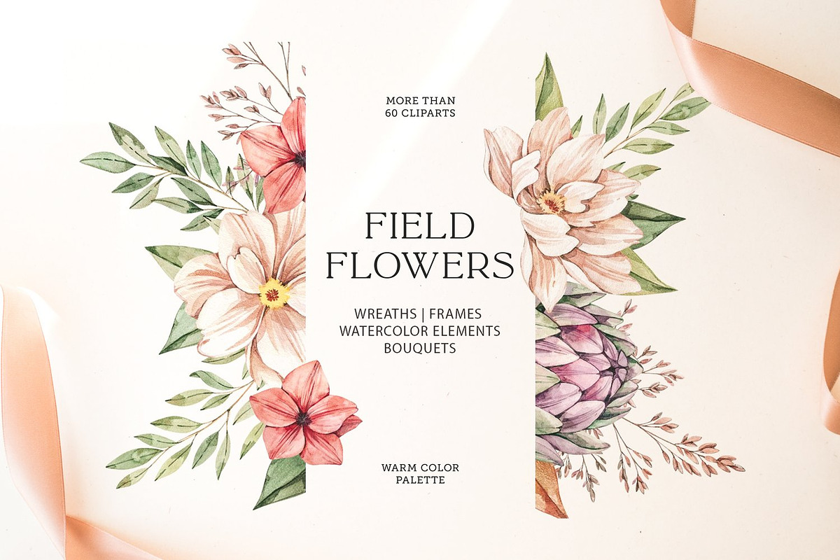 Floral bundle | Watercolor SALE, a Decorative Illustration by Kate Macate (Photo 16 of 28)