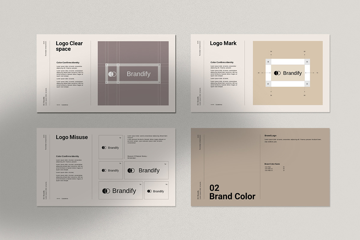 Brand Guidelines Presentation, a Presentation Template by Dream-Lab (Photo 5 of 12)