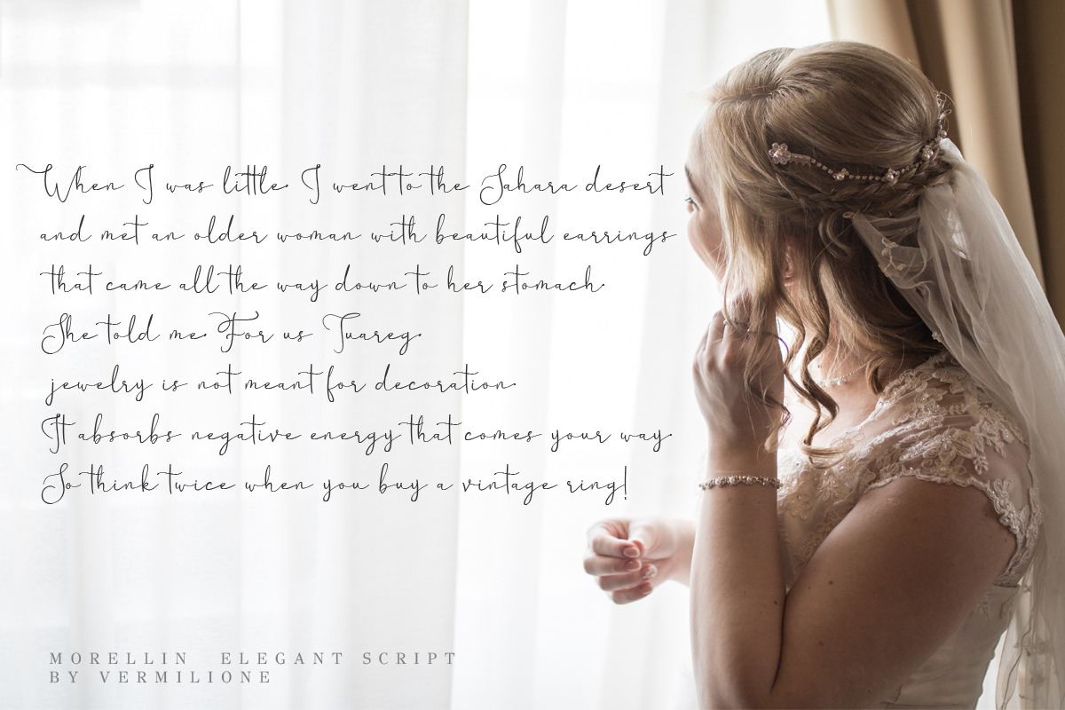 Morellin Elegant Script, a Script Font by Say Studio (Photo 4 of 16)