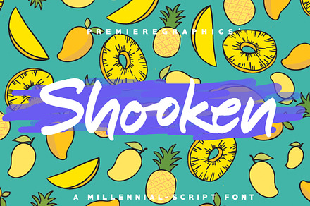 Shooken Fonts + Extras & Swashes