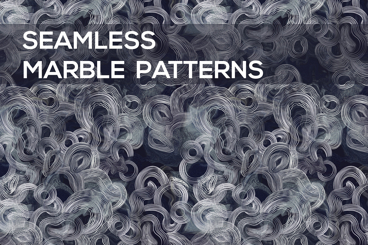 SEAMLESS MARBLE PATTERNS, a Pattern Graphic by ANAKOTO (Photo 4 of 20)