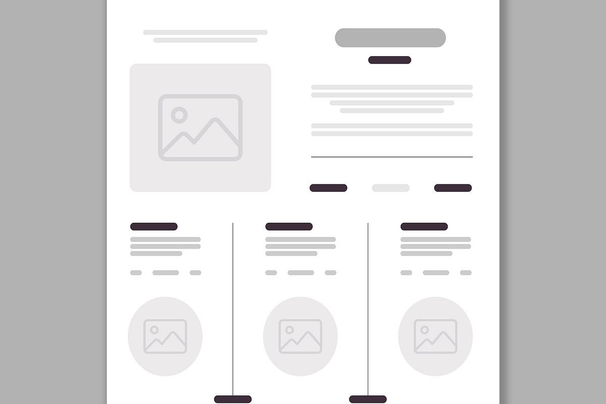 Business Website Wireframe, a Wireframe Template by ContestDesign (Photo 3 of 6)