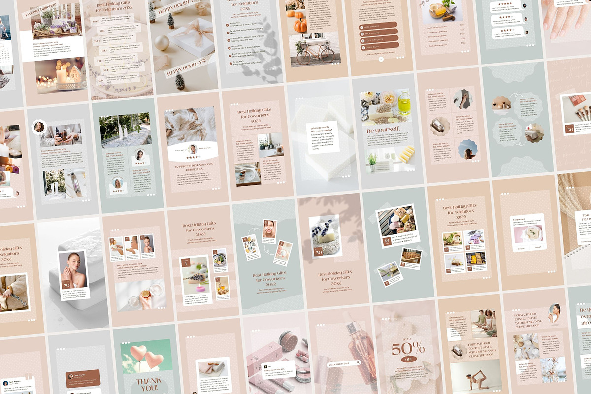 Instagram Story Templates Canva Dot, a Social Media Template by Keikoya (Photo 11 of 16)