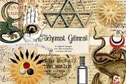 Alchemist Grimoire, a Texture Graphic by Digital Curio (Thumbnail 1 of 5)