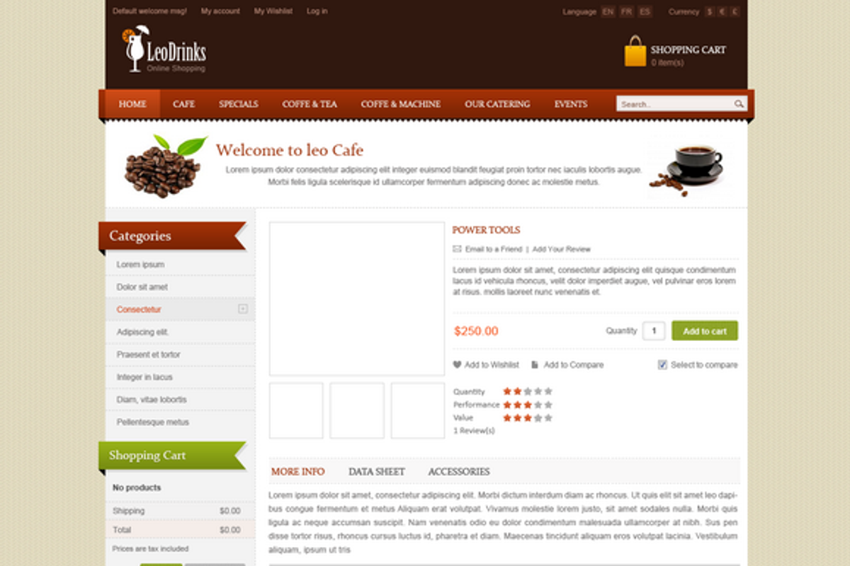 Leo Drinks Prestashop Theme, a Bootstrap Template by LeoTheme (Photo 3 of 5)