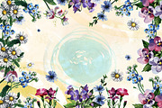Watercolor flowers set, an Illustration by My art shop (Thumbnail 4 of 4)