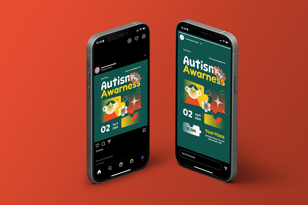 World Autism Day Flyer, a Flyer Template by Neermana (Photo 4 of 4)
