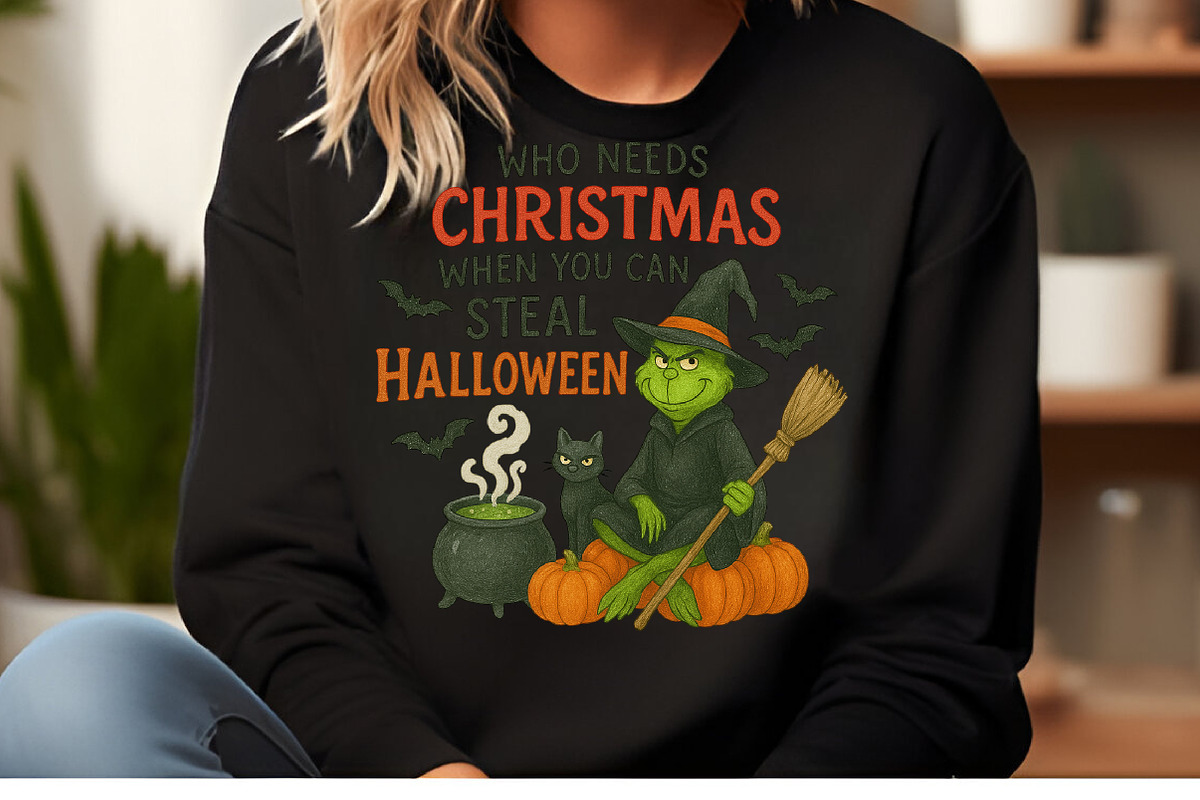 Merry Christmas Green Monster Png, an Illustration by DreamArtGraphic (Photo 3 of 5)