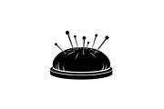 Sewing Pin Cushion Silhouette, an Illustration by hafijul (Thumbnail 4 of 14)