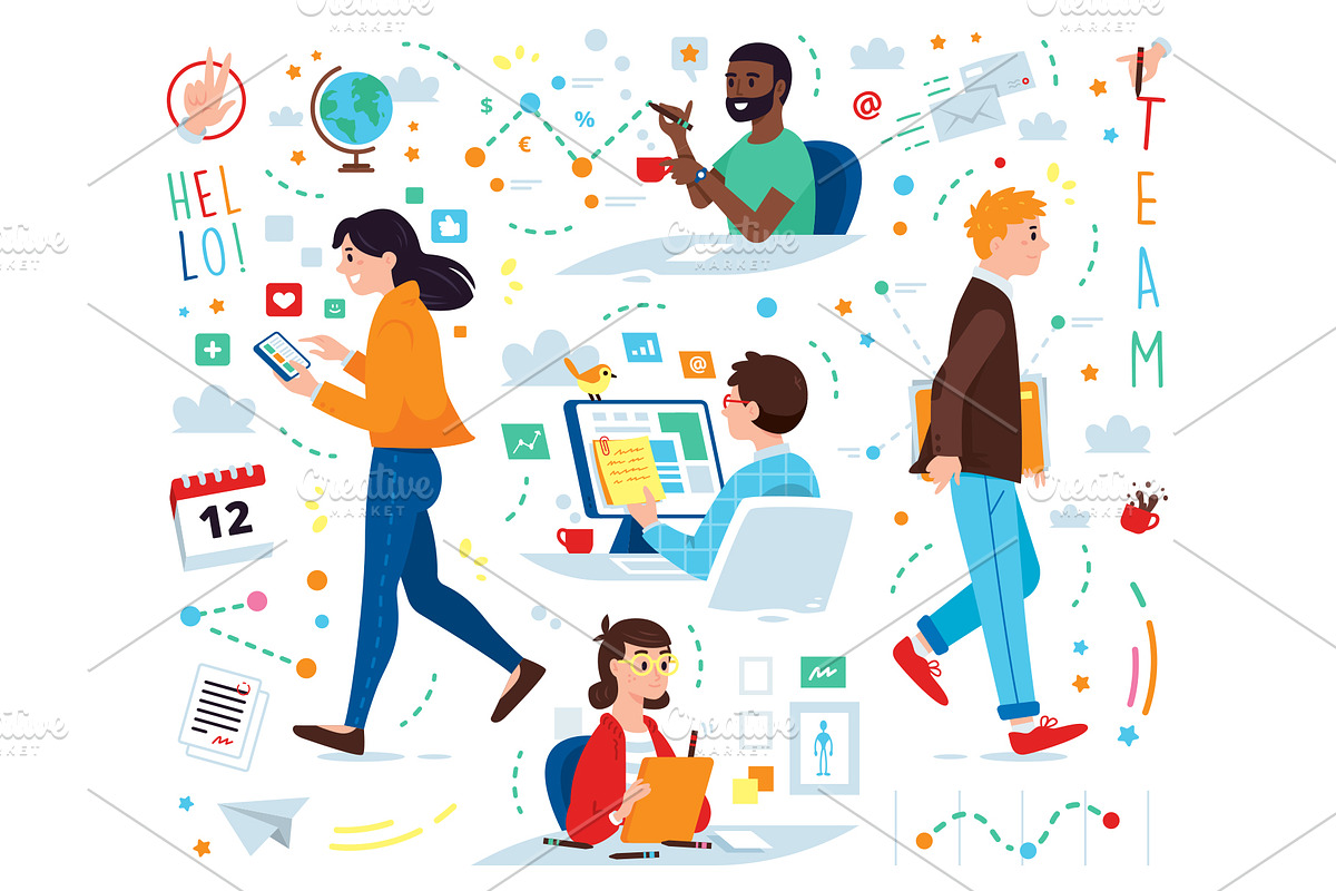 Creative People Illustration, a Person Illustration by Manudesign (Photo 1 of 3)