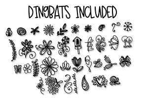 Doodle Bug - A Dingbat Font Duo