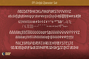 Orchid - Vintage Art Nouveau Font, a Font by Paper Moon Graphic Supply (Thumbnail 2 of 11)