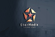 Star in Star Media Logo, a Branding & Logo Template by Design_Planet (Thumbnail 2 of 3)