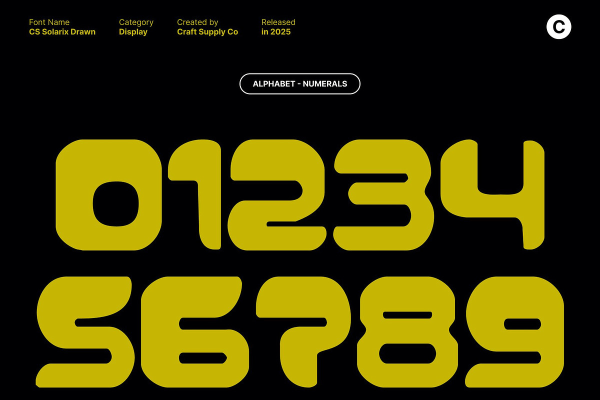 CS Solarix Drawn, a Sans Serif Font by Craft Supply Co. (Photo 3 of 8)