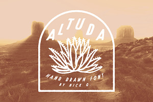 Altuda Hand Drawn Font