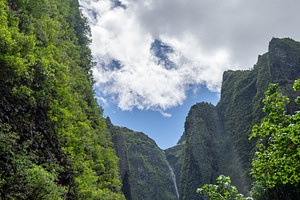 Vaipo waterfall in Hakaui valley, Nuku Hiva, French Polynesia’, a Nature Photo by GoodGoods
