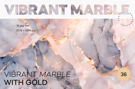 Vibrant Marble With Gold