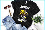 Bumble Bee Squad Honey Bumblebee SVG, a Graphic by Creativeusart (Thumbnail 1 of 4)