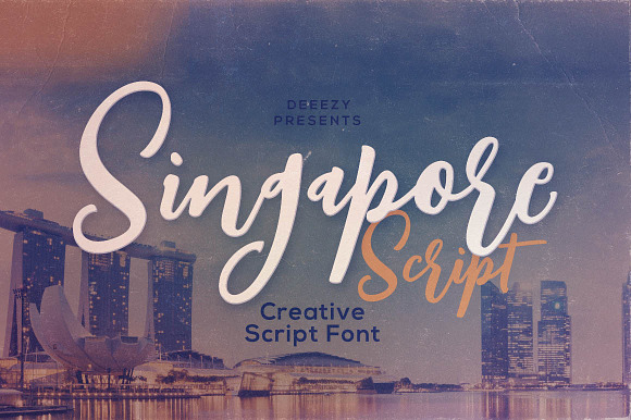Singapore Script Font preview 8