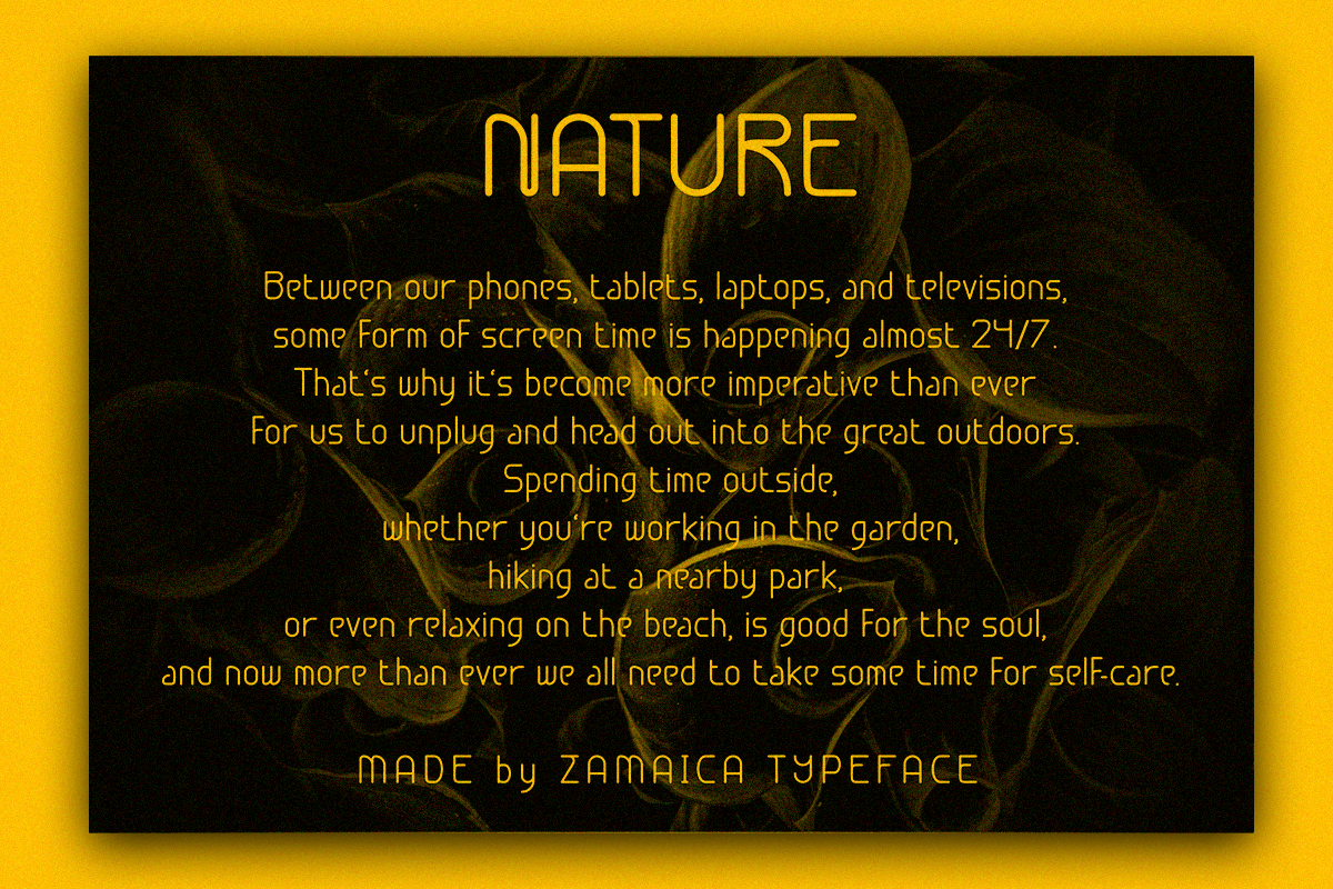 Zamaica, a Sans Serif Font by Wangsinawang Studio (Photo 8 of 12)