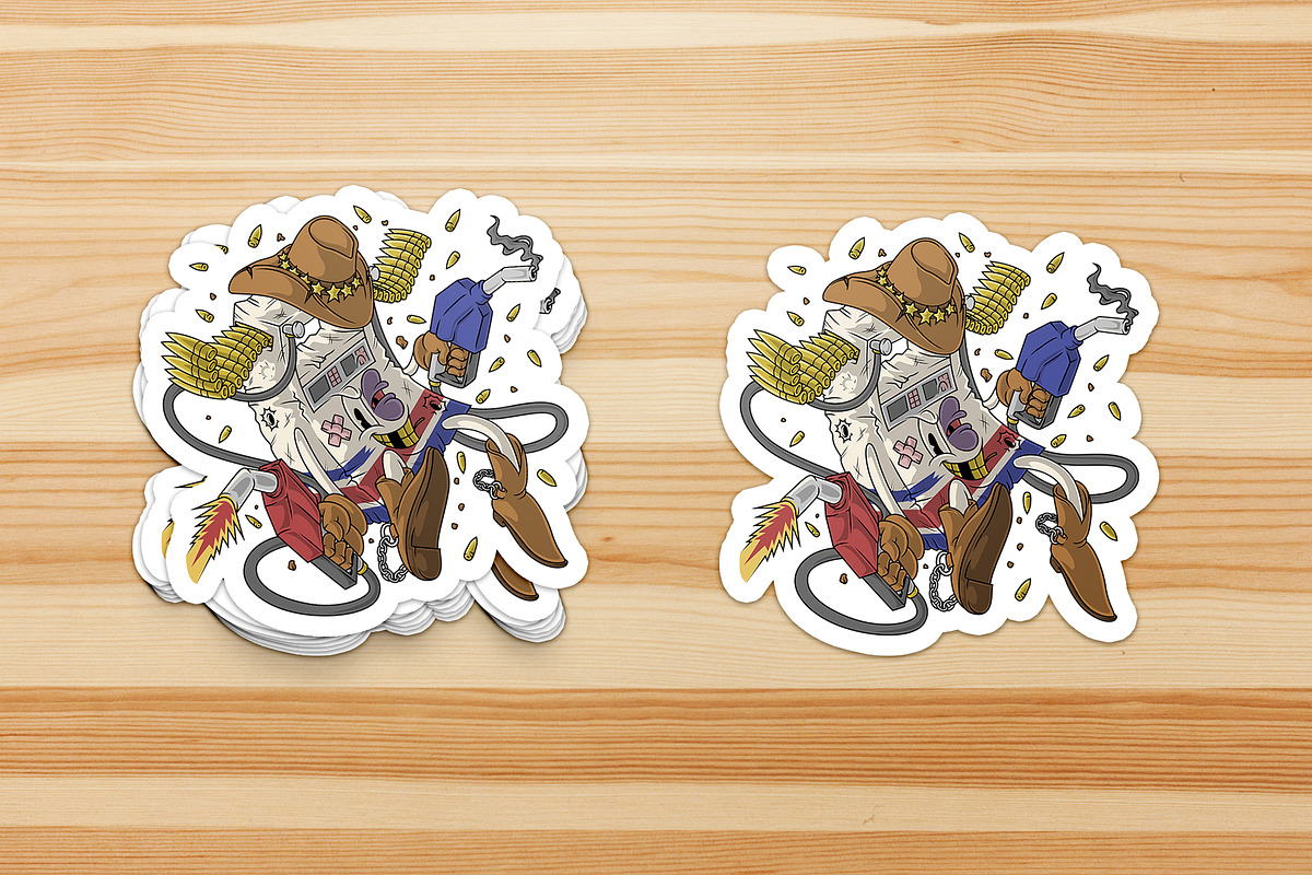 High Octane Gas Pump Cowboy, a Branding & Logo Template by Judsart (Photo 3 of 3)