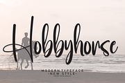 Hobbyhorse | Script Font, a Script Font by Scratchones (Thumbnail 1 of 8)
