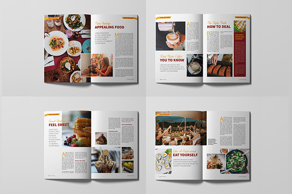 Food and Cooking Magazine Template, a Magazine Template by xtratimebd (Photo 3 of 5)