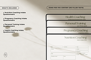 Nutrition & Fitness Coaching Forms, a Marketing Template by HelloKarla (Thumbnail 2 of 5)