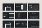 Tenebris Wireframe Kit, a Wireframe Template by Milos Knezevic (Thumbnail 5 of 17)