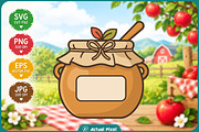 Apple Orchard Clipart Bundle, an Object Illustration by Actual Pixel (Thumbnail 14 of 22)