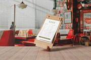 Tent Table Menu Mockup, a Product Mockup by ianmikraz (Thumbnail 4 of 5)