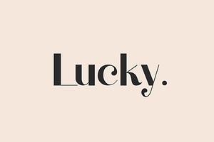 Lucky Modern San Serif