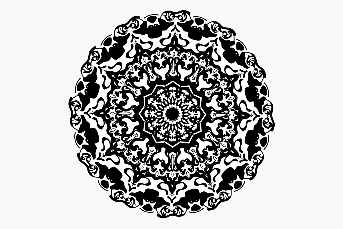 Floral Ornament Mandala, an Illustration by musafir_fashion (Photo 7 of 9)