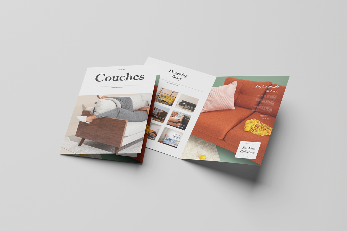 A4 Bifold Brochure Mockup Bundle 80, a Books & Magazine Mockup by Graphicuss (Photo 4 of 5)