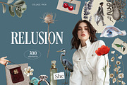 Relusion – Modern Collage Pack, a Graphic by R-studio (Thumbnail 1 of 16)