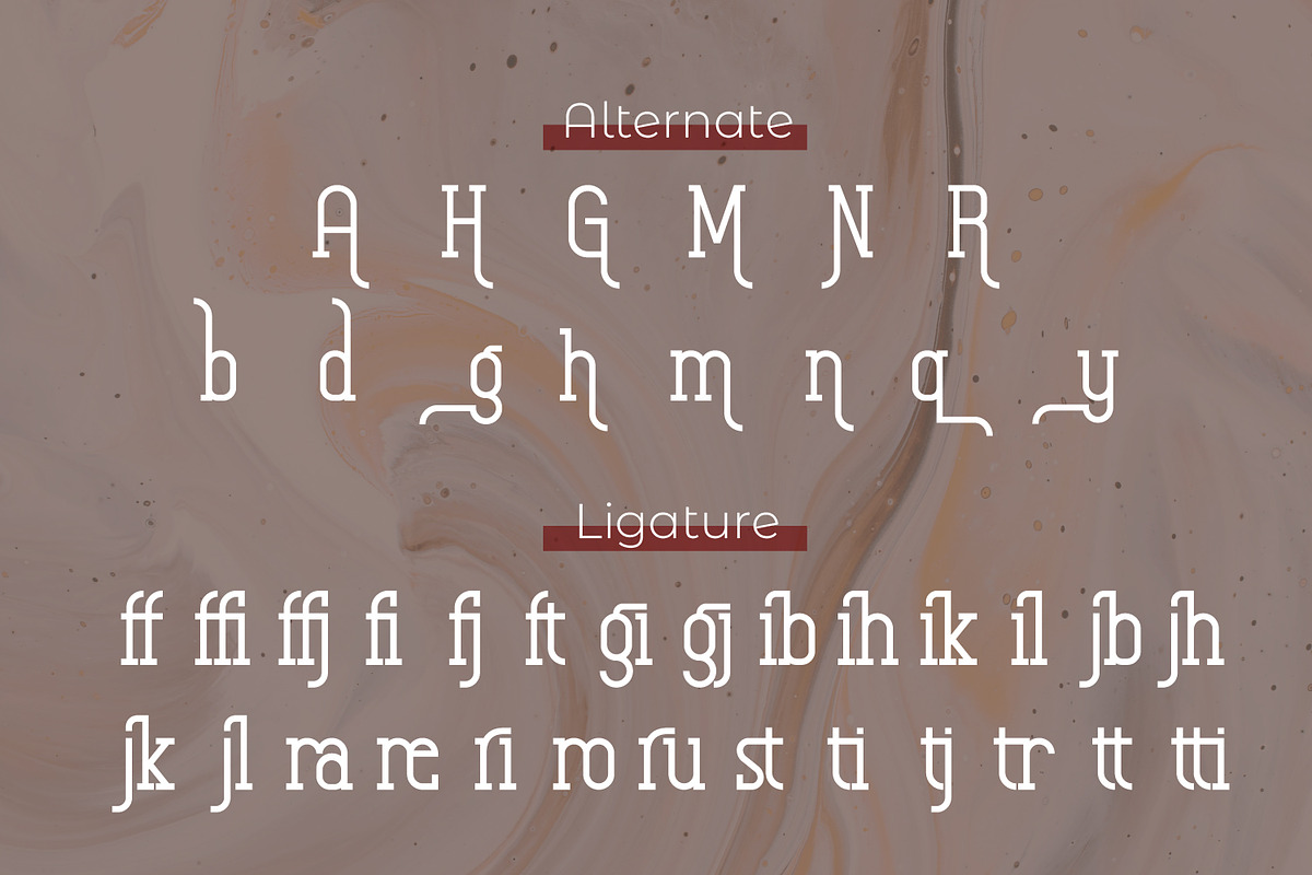 Hergison, a Slab Serif Font by Rishsketch (Photo 11 of 13)