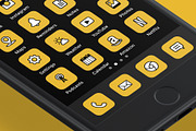 Bold iOS 14 iPhone Custom App Icons, an Icon by Cornfield Studio (Thumbnail 3 of 4)