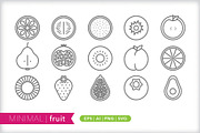 Food 10-pack icon bundle, an Outline Icon by Picture Window (Thumbnail 3 of 12)