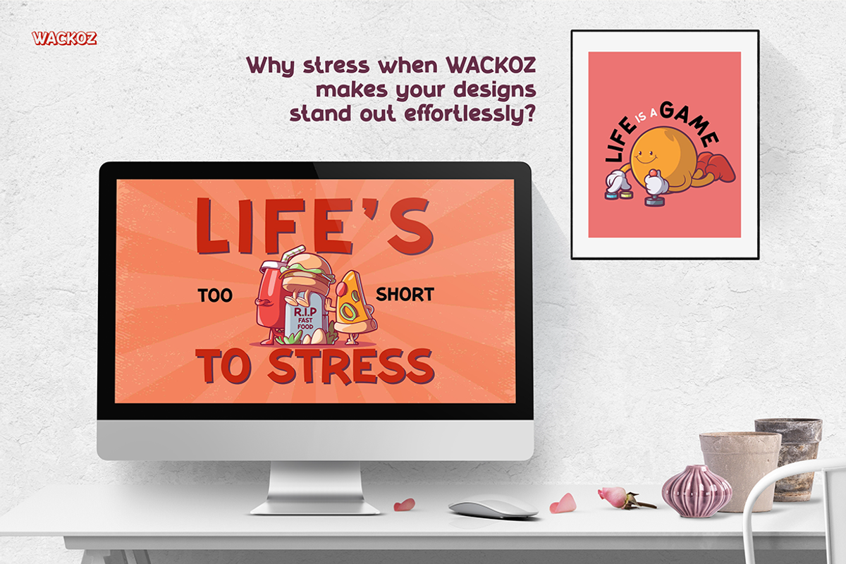WACKOZ, a Sans Serif Font by TokoPress (Photo 9 of 10)