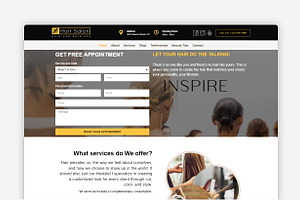 Hair Salon WordPress Theme