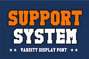 Support System Display Font, a Slab Serif Font by Fourteen Letter (Thumbnail 1 of 7)
