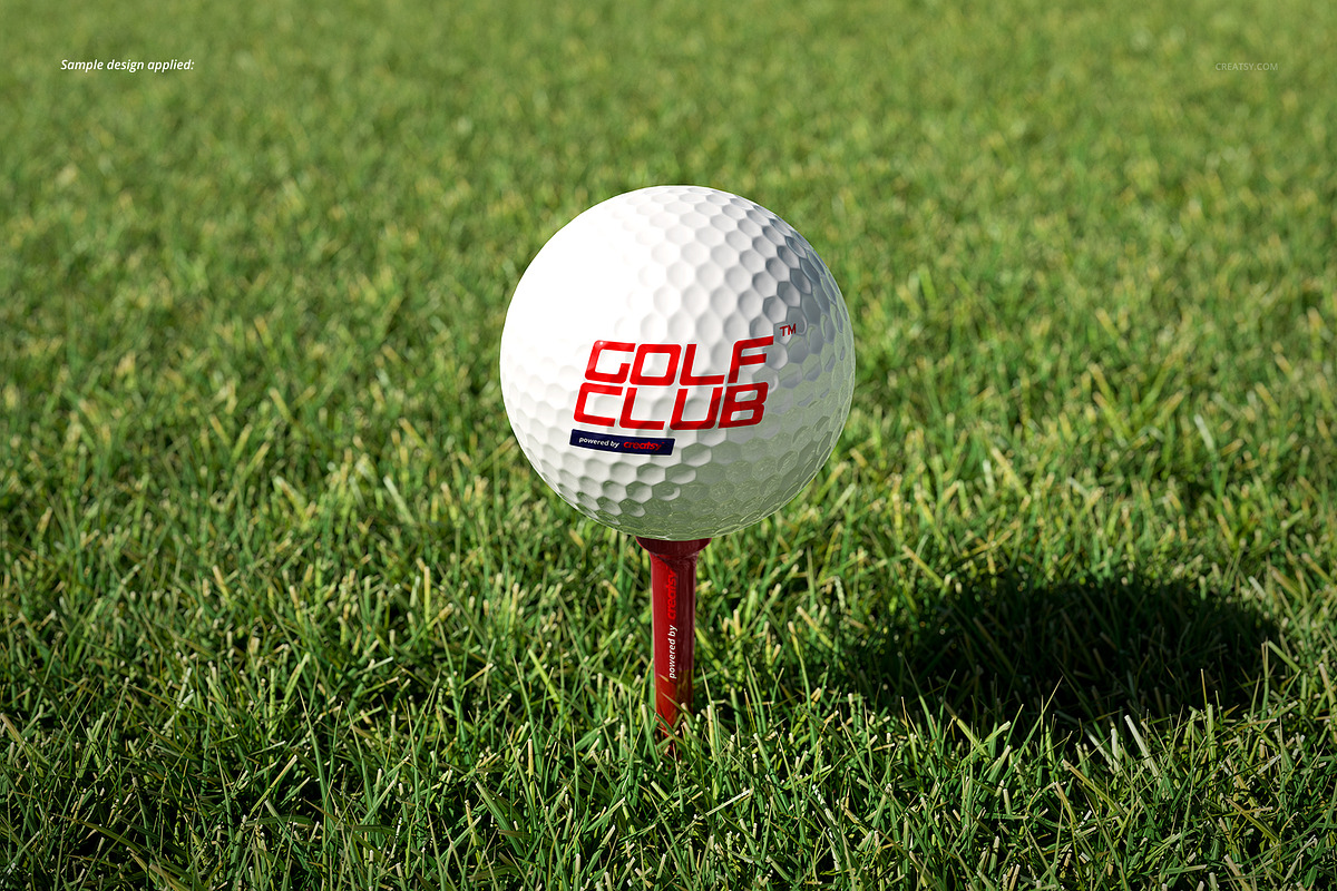 Golf Ball & Accessories Mockup Set, a Merchandise Mockup by creatsy5 (Photo 10 of 17)