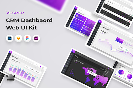 Vesper - Dashboard Web UI Kit