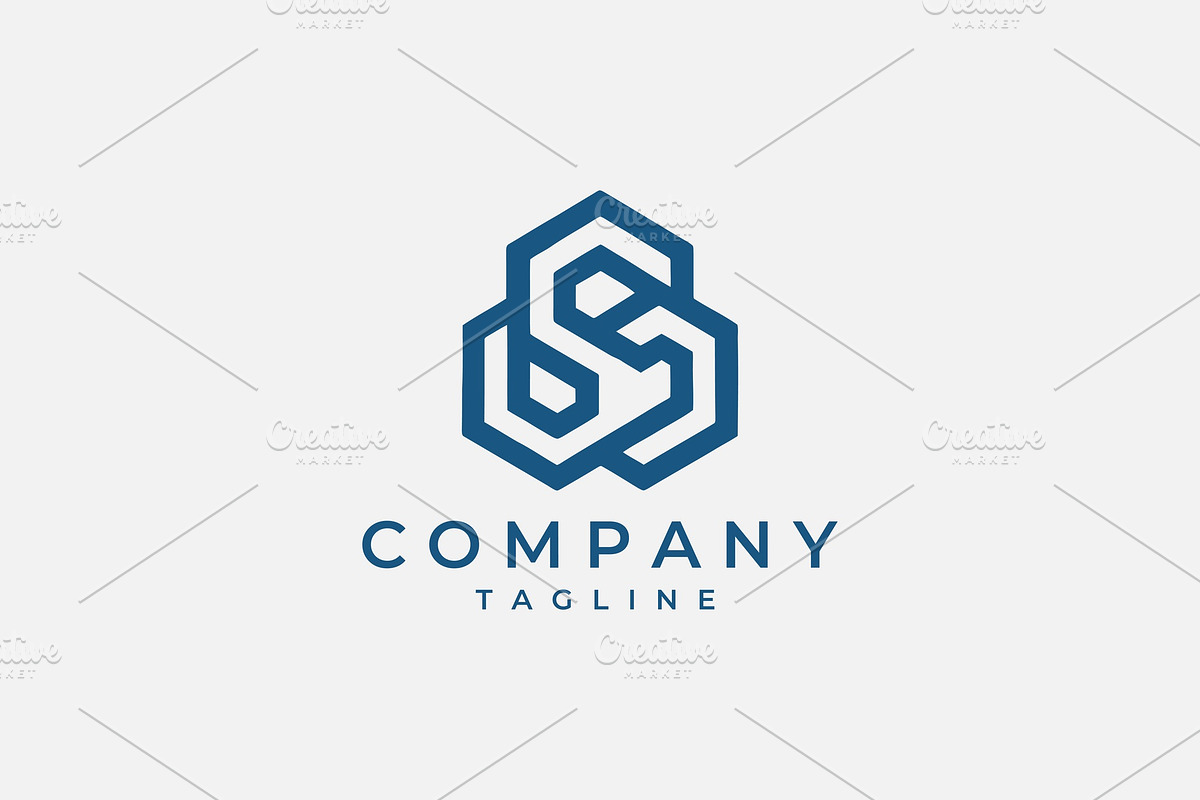 Abstract Letter S Hexagon Logo, a Branding & Logo Template by Vectorium Studio (Photo 2 of 2)