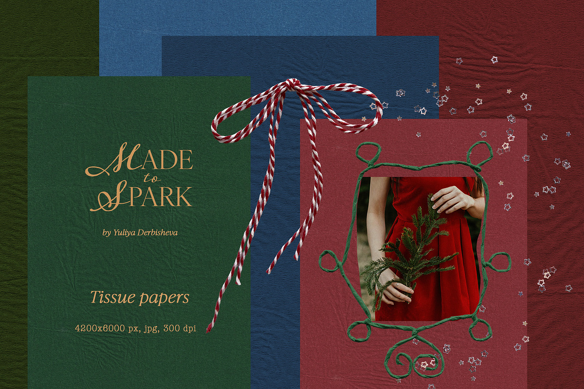 Christmas collage backgrounds frames, an Object Graphic by Yuliya Derbisheva (Photo 13 of 15)