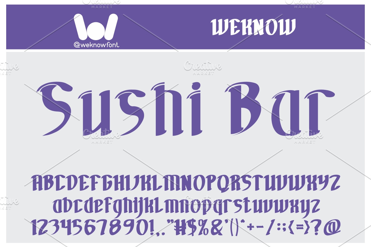 fillet o fish font, a Font by weknow (Photo 2 of 5)