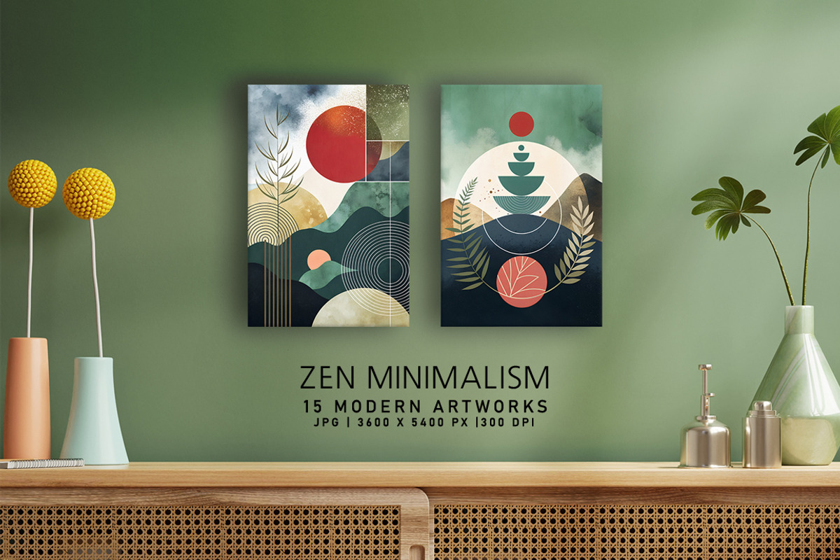 Zen Minimalism, a Decorative Illustration by Digital Art Creations (Photo 7 of 7)