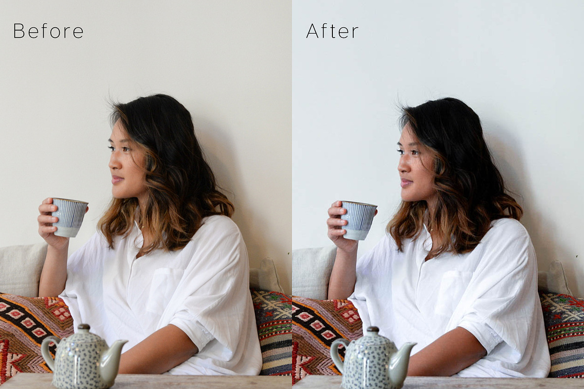 Bright White Lightroom Mobile Preset, an Action Add-On by Ultra Pixel (Photo 3 of 12)
