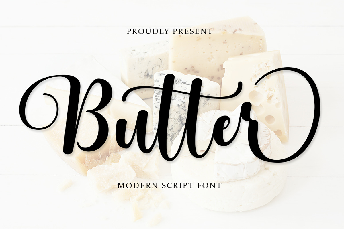 Butter, a Script Font by Rotterlab Studio (Photo 1 of 8)