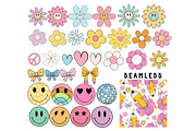 Retro Groovy School Clipart Bundle, a Graphic by RETROVIBZDESIGNS (Thumbnail 2 of 4)